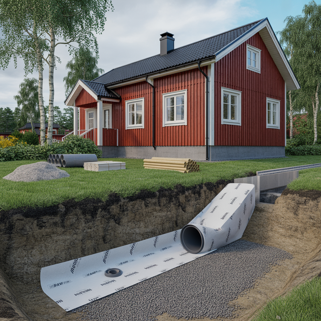 dranera runt kallarvagg steg for steg material och kostnad