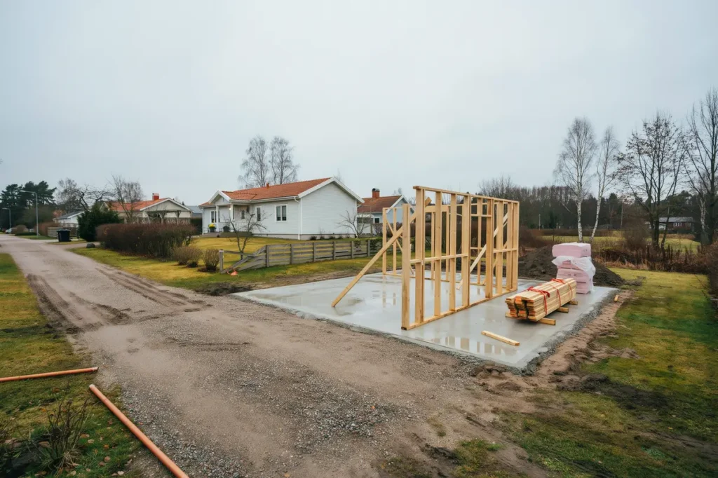 planera garagebygge p tomten grund stomme portval och vanliga missar att undvika